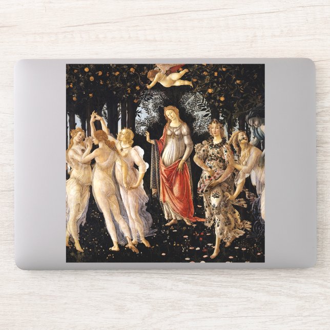 Pegatina Sandro Botticelli - La Primavera (Ordenador)
