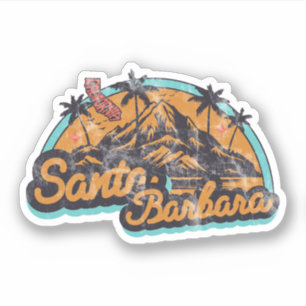 Pegatina Santa Bárbara, California
