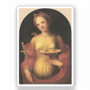 Pegatina Santa Lucía por Domenico Beccafumi, 1521