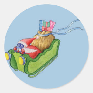 Pegatina Santa moderno