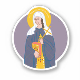 Pegatina Santa Olimpia la Deaconess