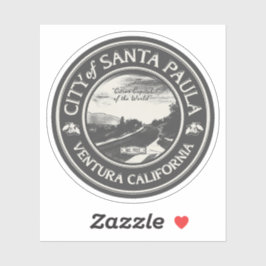 PEGATINA SANTA PAULA CALIFORNIA