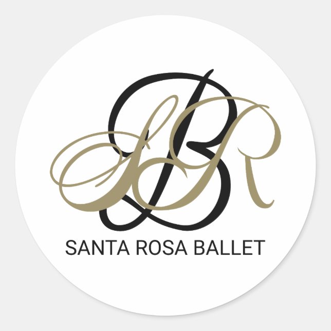 Pegatina Santa Rosa Ballet Signature (Anverso)