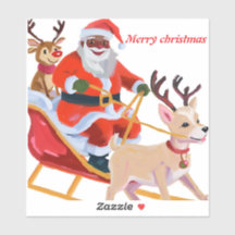 Santa y amigos de los afroamericanos