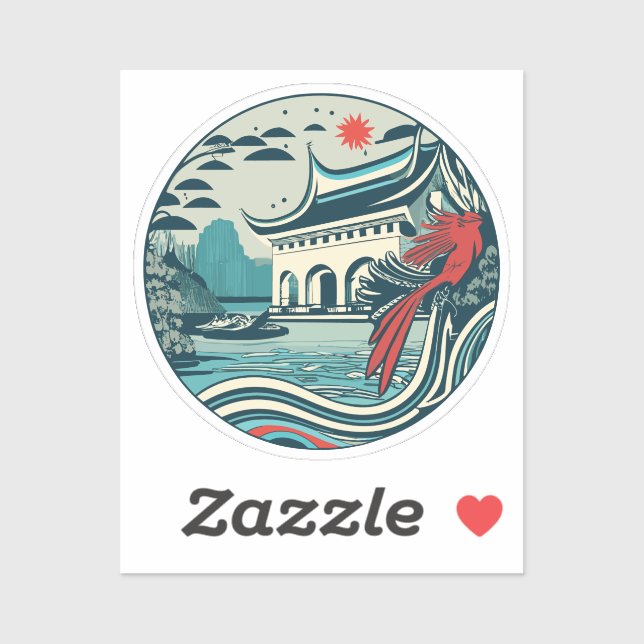 Pegatina Santuario Aguinaldo (Hoja)