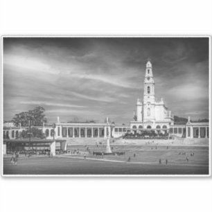 Pegatina Santuario católico de Nuestra Señora de Fátima, Po