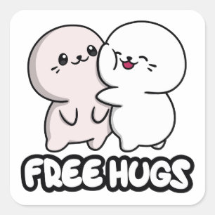Pegatina Sappys FREE HUGS