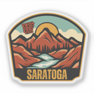 Pegatina Saratoga, Arkansas 