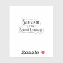 Pegatina Sarcasm Laptop