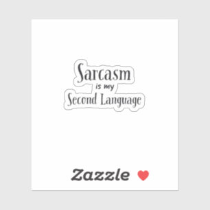 Pegatina Sarcasm Laptop