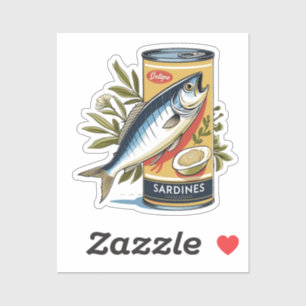 Pegatina Sardinas enlatadas
