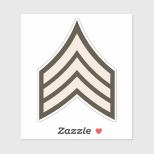 Pegatina Sargento del ejército
