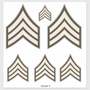 Pegatina Sargento del ejército