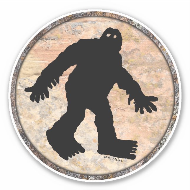 PEGATINA SASQUATCH (Anverso)
