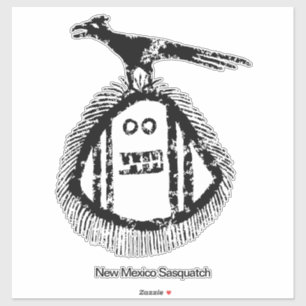Pegatina Sasquatch de Nuevo México