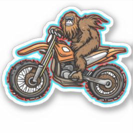 Pegatina Sasquatch Dirt Bike Offroad Vinyl