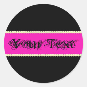 Pegatina satinado negrita