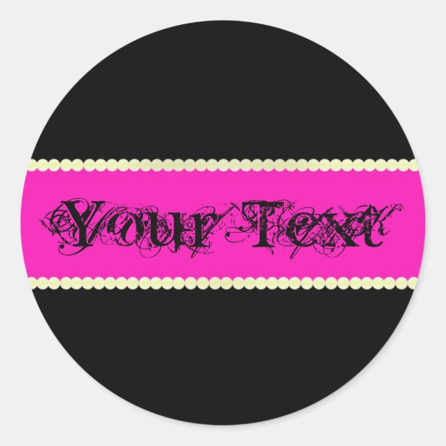 Pegatina satinado negrita (Anverso)