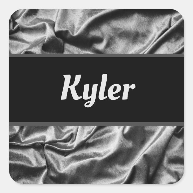 Pegatina satinado plateado (Anverso)