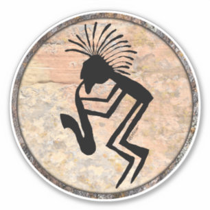 PEGATINA SAXOPHONE KOKOPELLI