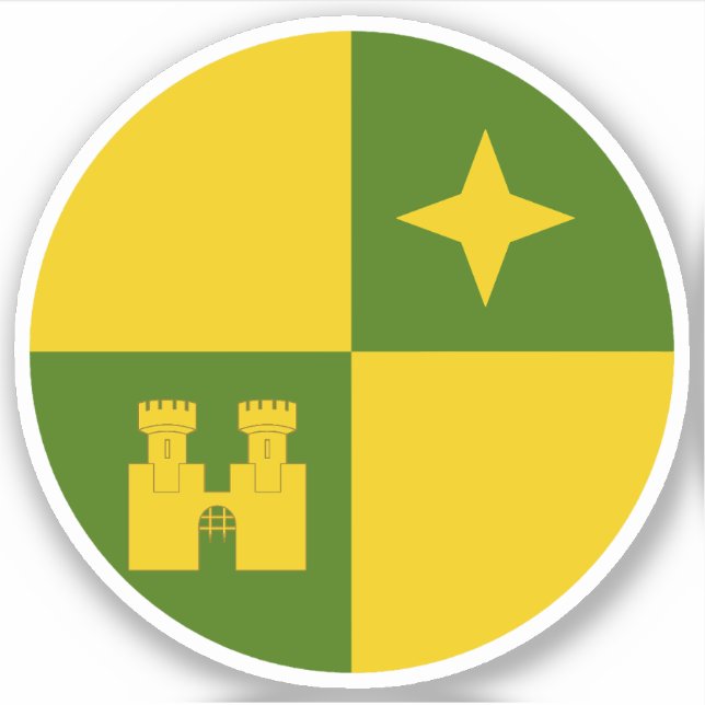 Pegatina SCA Castle North Vinyl Sticker (Anverso)