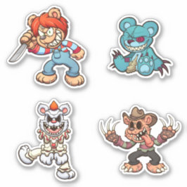 Pegatina Scare Bear - Horror