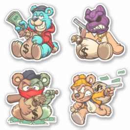 Pegatina Scare Bear - Ladrones