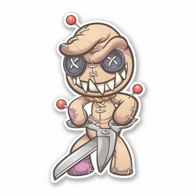 Pegatina Scare Bear - Voodoo (Anverso)