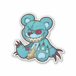 Pegatina Scare Bear - Zombie