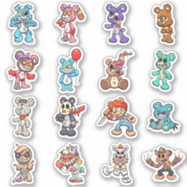 Pegatina Scare Bears - Zombie Horror