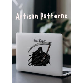 Pegatina Scary Grim Reaper Halloween Vinyl