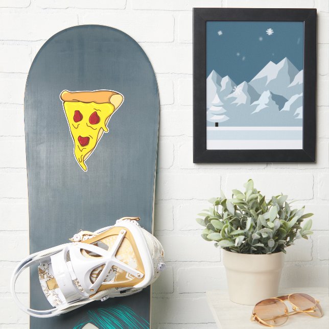 Pegatina Scary Pizza Face (snowboard)