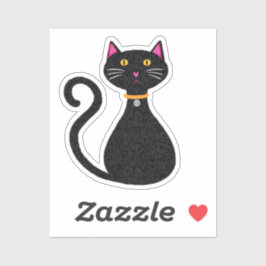 Pegatina Scat El Gato De Halloween