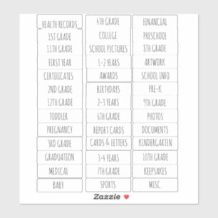 Pegatina School Organization , School Memory