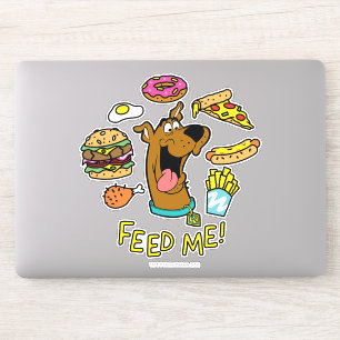 Pegatina ¡Scooby-Doo Alimentarme!
