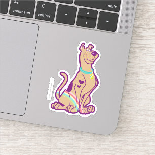 Pegatina Scooby-Doo arcoiris
