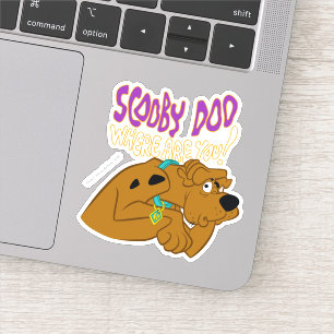 Pegatina Scooby-Doo asustado