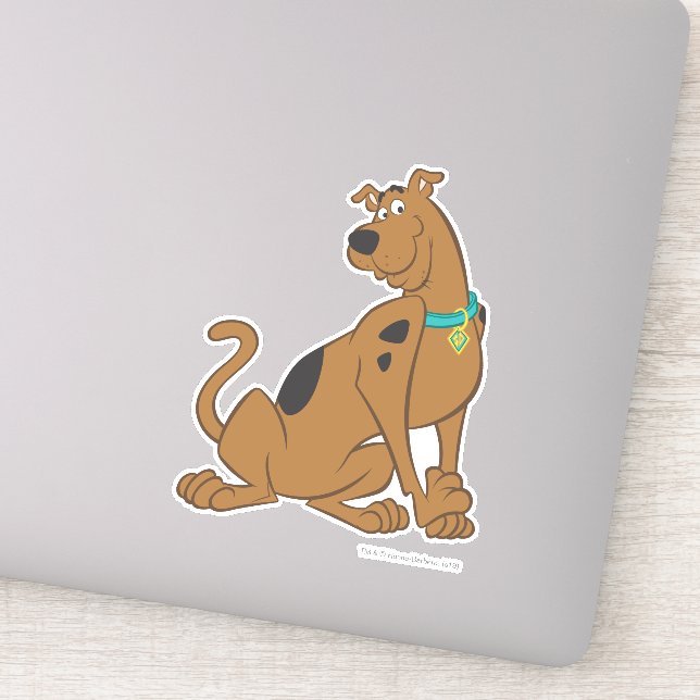 Pegatina Scooby-Doo Bashful Pose (Detalle)