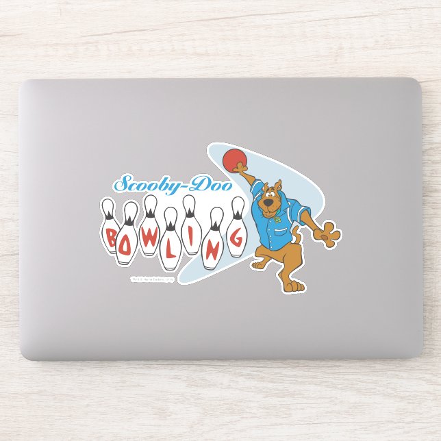 Pegatina Scooby-Doo Bowling (Ordenador)