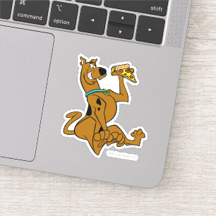Pegatina Scooby-Doo Con Pizza Slice