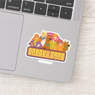 Pegatina Scooby-Doo   Gráfico retro Personalizado "Groovy G