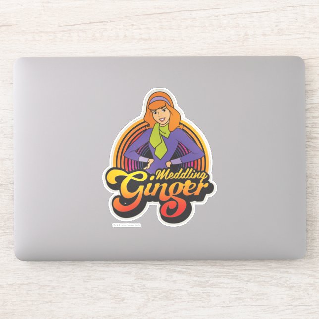 Pegatina Scooby-Doo | "Meddling Ginger" Daphne (Ordenador)