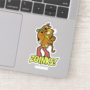 Pegatina Scooby-Doo y Shaggy Zoinks!