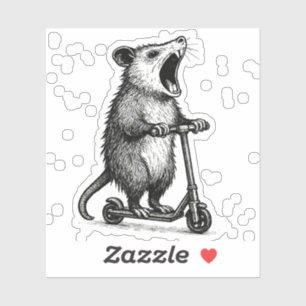 Pegatina scooter opaasum 