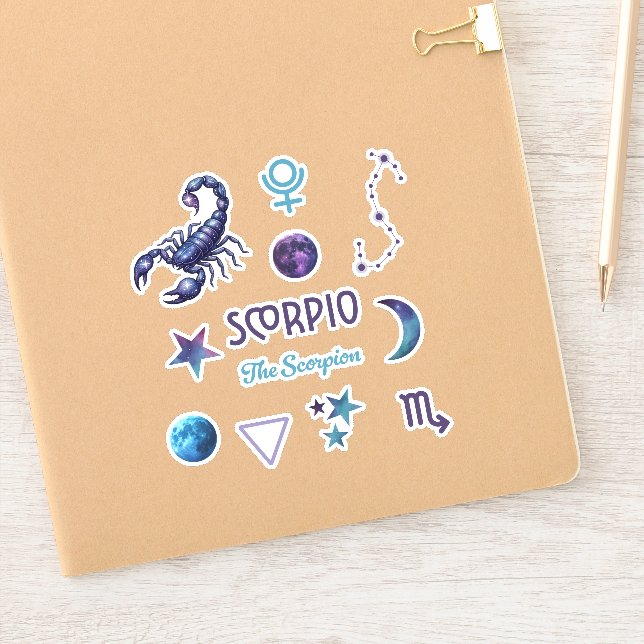 Pegatina Scorpio Zodiac Sticker Collection (Cuaderno)