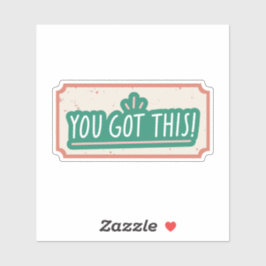 Pegatina Scrapbook Style Motivation Quote Stickers