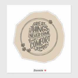 Pegatina Scrapbook Style Motivation Quote Stickers