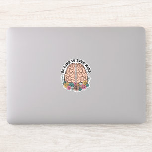 Pegatina Sé amable con tu mente