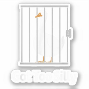 Pegatina Se puso muy gracioso el humor de un piñón de oca p