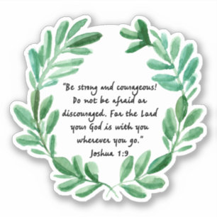 Pegatina sea fuerte y valeroso